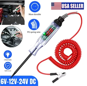 6-24V Digital Electric Voltage Circuit Tester Automotive Test Light Car Truck US - Picture 1 of 10