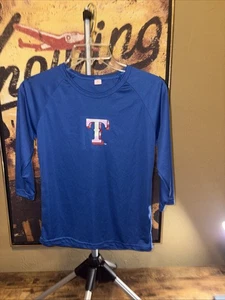 Texas Jr Rangers Shirt  Size Youth L Excellent Shape - Picture 1 of 6
