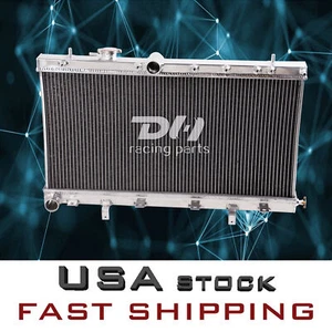 2Row Aluminum Radiator For 2002-07 Subaru Impreza WRX RS Sedan TS Wagon 2.0 2.5L - Picture 1 of 12