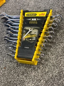 STANLEY 11 Piece combination spanner set 6mm - 19mm NEW in holder £59.99 rrp - Picture 1 of 6