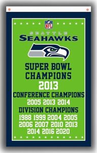 Seattle Seahawks Football Team Memorable Flag 90x150cm 3x5ft Fan best banner AY