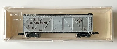 (N-Scale) Model Power (3463) 40' Box Car, Erie Lackawanna EL #8443, NIB - Image 1 of 4