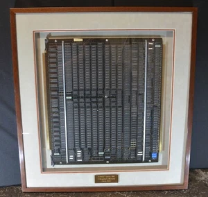 Vintage Framed R1000 Series 100 2 Megabyte Memory Module 1982 PN: 115-000024-001 - Picture 1 of 3