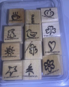Stampin' Up! BITTY BOLDS Set 12 MIXED THEMES 1998 - Picture 1 of 13