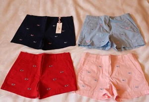 Lot of Vineyard Vines Girls Embroidered Whale Shorts NWT/NWOT - Size 12 - Picture 1 of 5