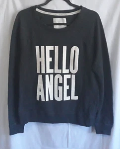 Victoria's Secret kleiner grauer kuscheliger Damenpullover Sweatshirt Hello Angel - Bild 1 von 7