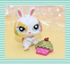 💕Authentic Littlest Pet Shop LPS #1067 Postcard Flowers Dwarf Bunny Rabbit 💕