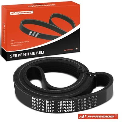 Cinturón Serpentine 47.72" para Ford Topaz Tempo Mercury Topaz Nissan Sentra Versa Foto 1 de 4