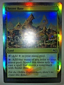 Foil Secret Base (Goblin Explosioneers) - Unstable - Magic: The Gathering - MTG - Picture 1 of 2