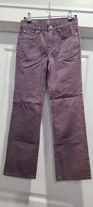 7 For All Man Kind Boy's Standard Classic Straight Leg Pura Color Jeans Size 8 - Picture 1 of 9