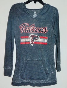 Atlanta Falcons Girls Long Sleeves Hooded T-Shirt, XS, Sm, XL - Picture 1 of 1