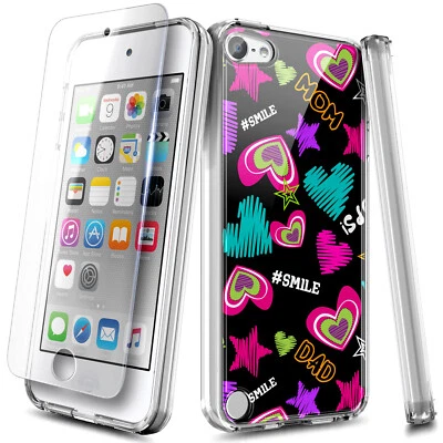 For iPod Touch 5th 6th 7th Gen Case Clear Hard PC Impact Resist Shockproof Cover - Image 1 of 2