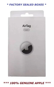 GENUINE Apple AirTag Tracker 4 Pack MX542AM/A A2187 Air Tag Airtags NEW & SEALED - Photo 1 sur 4