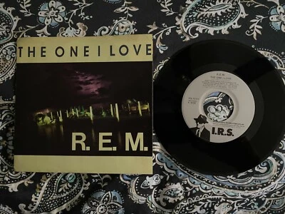 R.E.M. REM Michael Stipe - The One I Love 7" Vinyl Record Mint 1987 *PRISTINE - Image 1 of 2