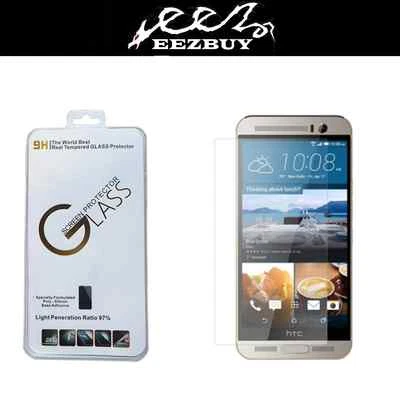 Real Transparent Tempered Glass Screen Protector For HTC M9+ 5.2" - Image 1 of 4