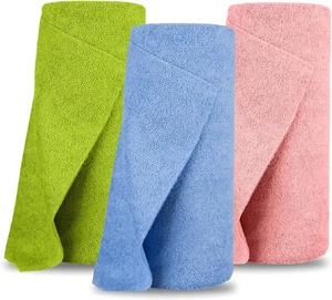 Microfiber Cleaning Detailing Soft Polish Cloth Towel Lint Free car van home 3PK - Picture 1 of 1