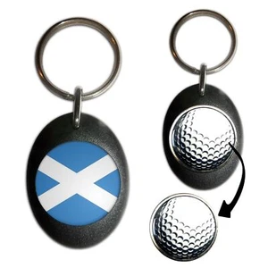 Llavero marcador de pelota de golf bandera de Escocia (43 mm x 33 mm) - Imagen 1 de 12
