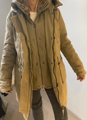 Manteau isotherme Oakwood avec capuche fourrure amovible taille S/M état neuf - Photo 1/4