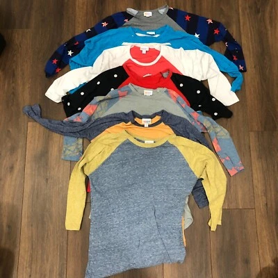 LULAROE Tee Pullover 3/4 Sleeve Casual Everyday Shirts Womens Sz S LOT OF 7 - A - Image 1 of 4