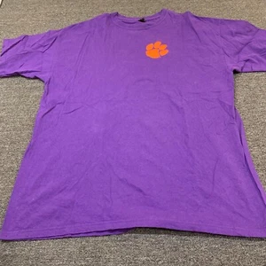 Clemson NCAA College University Sports T-Shirt -Size 2XL Purple New World - Picture 1 of 6