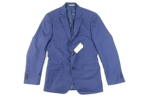 ALFANI BLUE 36 REGULAR SLIM STRETCH TRAVEL BLAZER SPORT COAT JACKET MENS NWT - Picture 1 of 8