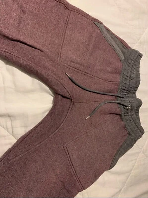 Comfy Sweatpants Size L Men’s COMPANY 81 Maroon and Grey Sweatpants - Image 1 of 4