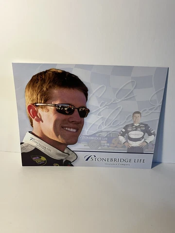 nascar postcard, 2005, Carl Edwards #99, Stoneridge Life, 8x10 Cover