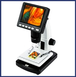 SAFE 9755 LCD Digital Microscopio Video Foto 10-500 x incl. 4 GB Micro-SD - Imagen 1 de 8