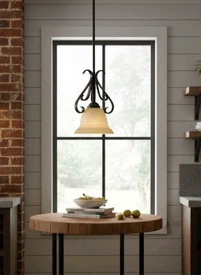 Progress Lighting P5153-77 Torino - Pendants Light Open Box *Forged Bronze - Image 1 of 4