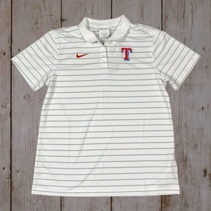 Nike Texas Rangers Polo Shirt Women's Large NWT Dri-fit Embroidered - Picture 1 of 9
