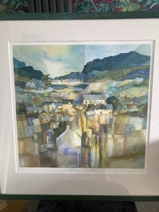 Gillian McDonald Watercolour Mountain Village - Picture 1 of 4