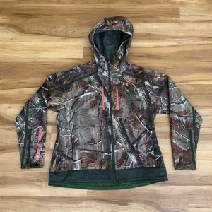 Under Armour Storm Jacket Women’s 2XL Scent Control Hooded RealTree AP Hunting - Picture 1 of 17
