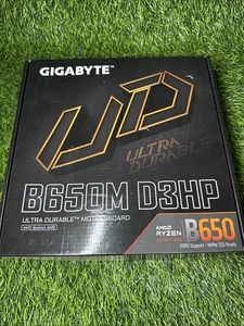 Placa madre GIGABYTE B650M D3HP AM5 LGA 1718 AMD M-ATX TOTALMENTE NUEVA - Imagen 1 de 3