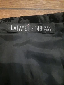 Lafayette 148 New York Rock schwarz Paisley 100 % Wolle Größe 14 - Bild 1 von 5