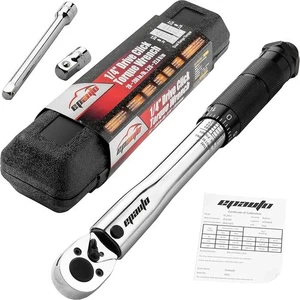 1/4 Zoll Antrieb Click Drehmomentschlüssel, 20-200 Zoll Pfund/2,2-22,6 Nm, Zoll Pfund Drehmoment - Bild 1 von 9