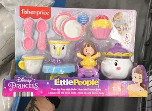 Tazza da tè Disney Princess Little People Time for Tea con patatine Belle Mrs. Potts - Foto 1 di 2