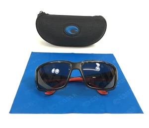 Costa Sunglasses Fantail 06S9006-7859 Tortoise Brown Orange with Gray 580P - Picture 1 of 13