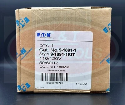 Eaton 9-1891-1 Coil 120/110V 60/50Hz Size 3,4,5 ACME Cutler Hammer New In Box - Image 1 of 4