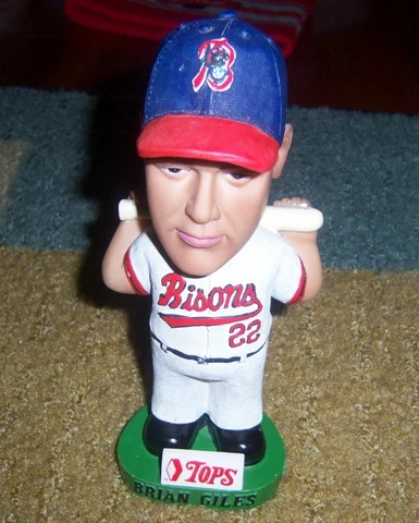 LIMITED-EDITION Authentic BRIAN GILES Buffalo Bisons BOBBLEHEAD Pirates jersey Cover
