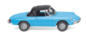WIKING 020604 Alfa Spider Closed Light Blue Ho 1:87 New - Picture 1 of 1