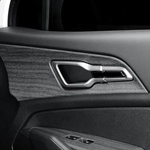 Matte Wood Grain Inner Door Handle Bowl Panel Cover Trim For Kia Sportage NQ5 - Picture 1 of 6