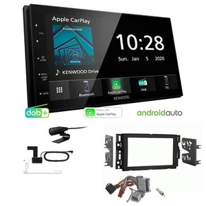 Kenwood Autoradio Apple CarPlay Android DAB+ für GM Hummer H2 Facelift 2007-2010 - Bild 1 von 6
