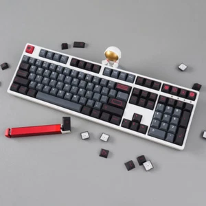 DIY EVIL DOLCH Keycap Gray PBT Cherry Profile DYE-SUB 129 Key For MX - Picture 1 of 5
