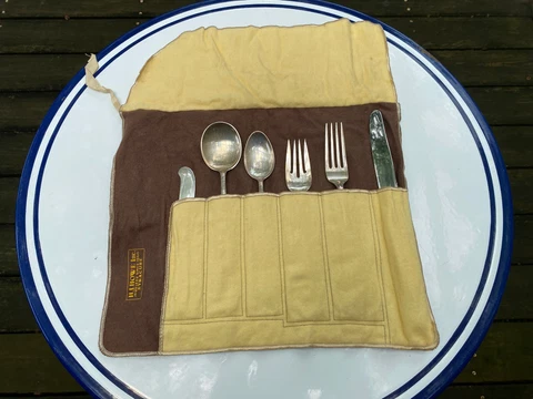 Gorham Sterling Silver Flatware Camellia 3 place settings of 6+2 serving spoons Cover
