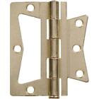 Hillman 852629 3.5 In. Surface Mount Non-Mortise Hinge  Brass Plated
