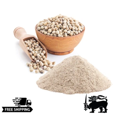 White Pepper ground powder | Ceylon Premium Quality 100% Organic Natural spices - Image 1 of 3