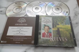 JIM REEVES READERS DIGEST COUNTRY CLASSICS 3 CD 65 TRK HITS BEST DISTANT DRUMS - Picture 1 of 1