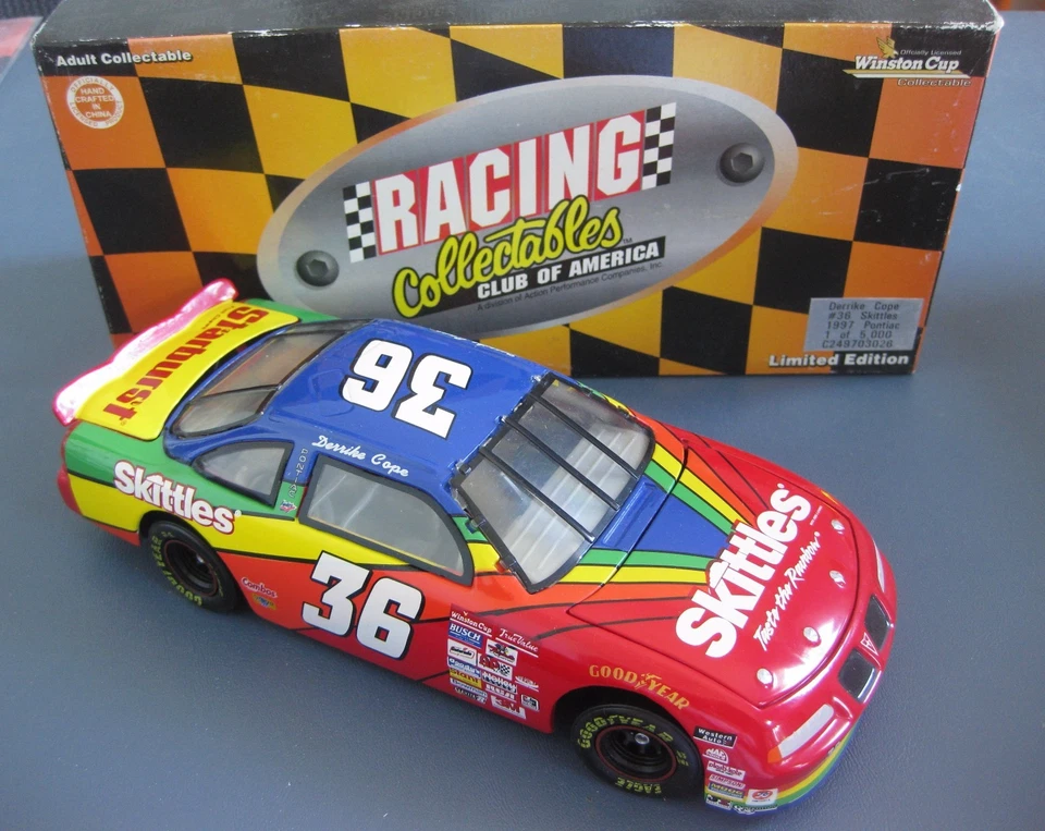 Derrike Cope #36 Skittles Pontiac Grand Prix 1997 RCCA ESCALA 1:24 UNO DE 5.000 Foto 1 de 1