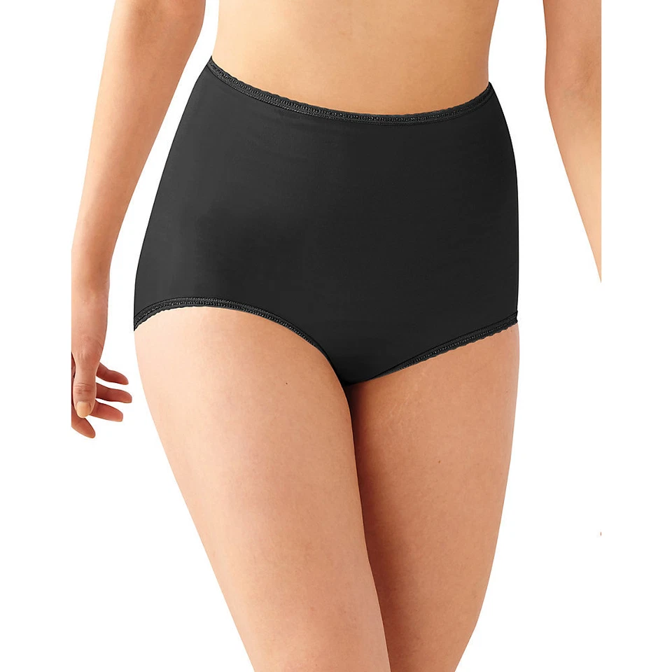 Bali Womens Skimp Skamp Brief Black Size 5 2633