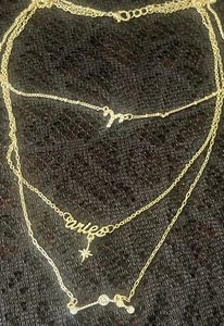 Nordstrom 3-strängige Sternzeichen Widder Halskette Gold - Bild 1 von 5